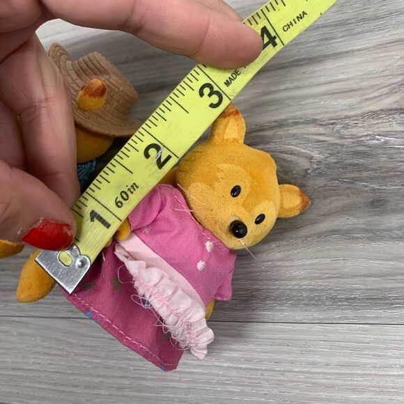 Little Li'l Woodzeez The Tippytail Fox Family Dad & Mom Collectibles 3" - Picture 9 of 9